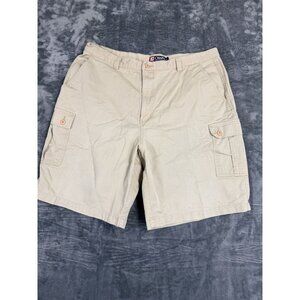 Chaps Mens Cargo Shorts Size 40 Khaki Relaxed Fit